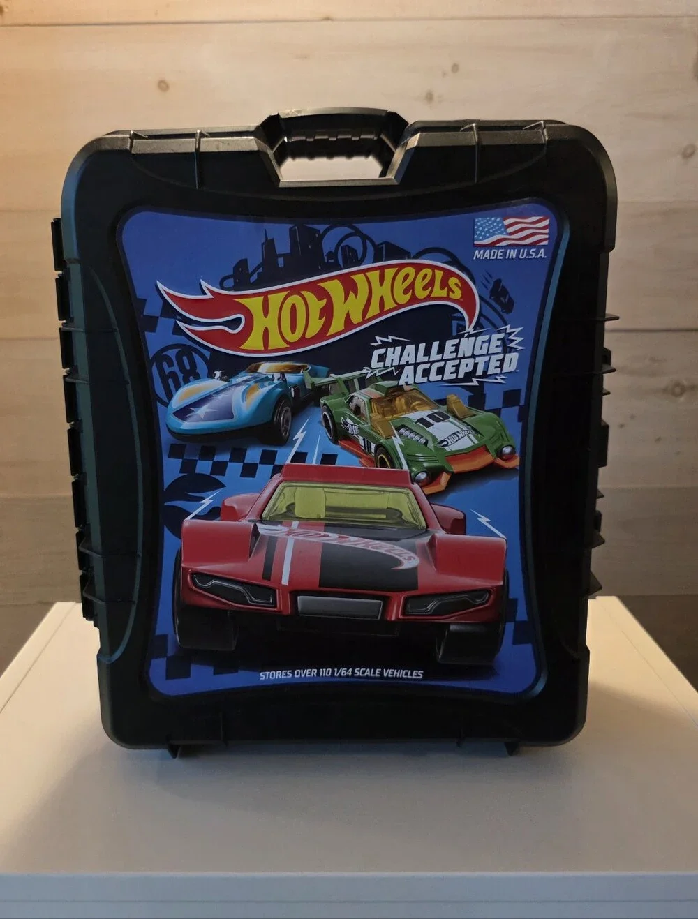 Hot Wheels 110 Vehicle Playsets Plastic Carrying Case in Black